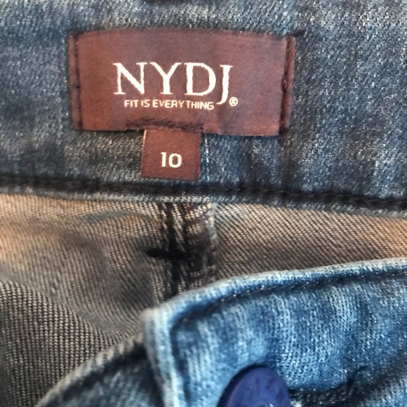 NYDJ Womens MDNMMA2558 Straight Ankle Chino Jeans - Blue - Picture 5 of 9